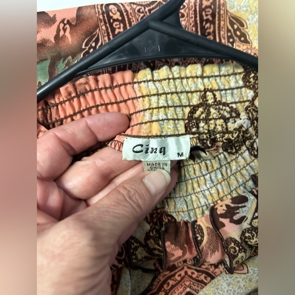 Cinq sleeveless blouse with fringe - Picture 2 of 6